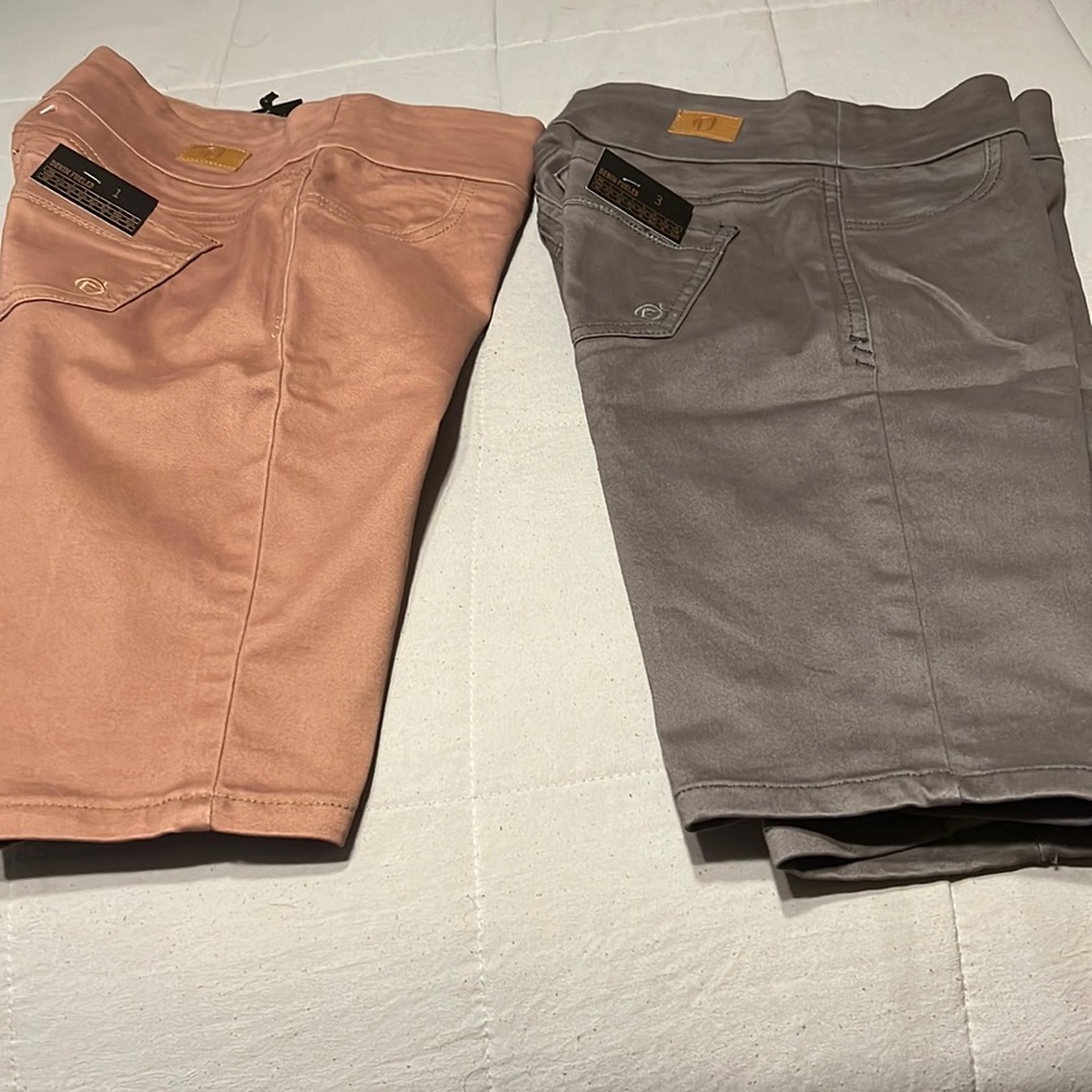 Brand new with tags two pair of denim fueled shorts